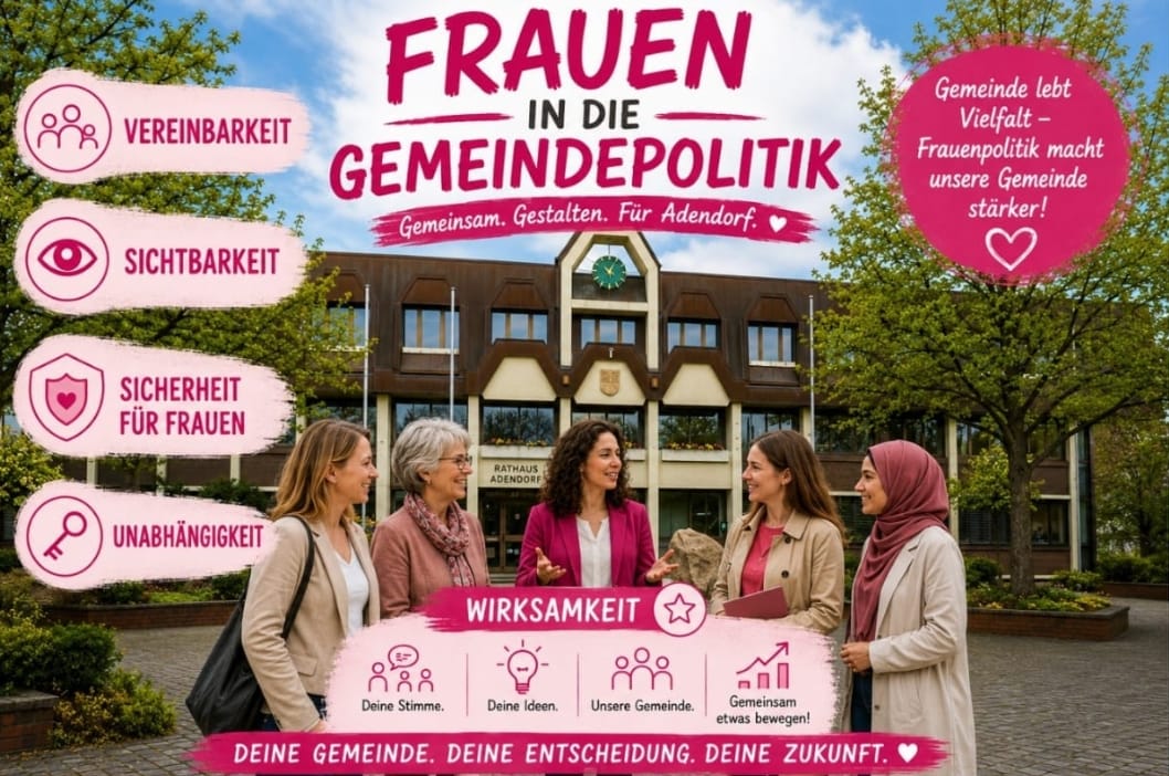 Frauen in die Gemeindepolitik