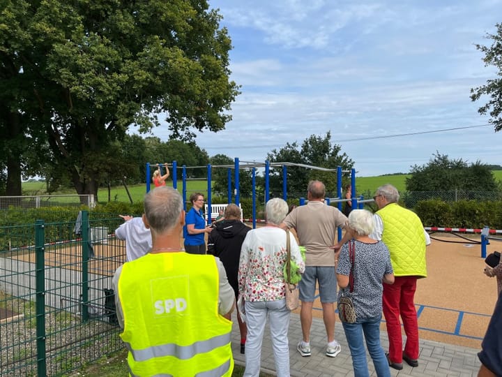 Sportliche Radtour durch Adendorf